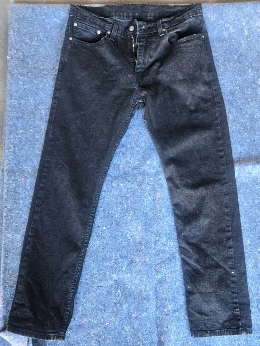 Levi's 502 Regular Jeans Men's Black Slim Jeans
